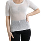 Dolce & Gabbana Elegant White Knitted Round Neck Top