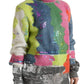 Dolce & Gabbana Multicolor Mohair Stripe Turtleneck Sweater