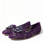 Dolce & Gabbana Elegant Floral Lace Vally Flat Shoes