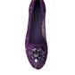 Dolce & Gabbana Elegant Floral Lace Vally Flat Shoes