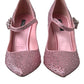 Dolce & Gabbana Enchanting Pink Crystal Pumps