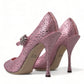 Dolce & Gabbana Enchanting Pink Crystal Pumps