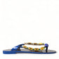 Dolce & Gabbana Blue Crystals Flats Sandals Beachwear Shoes