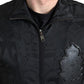 Dolce & Gabbana Elegant Full Zip Black Sweater