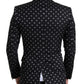 Dolce & Gabbana Elegant Geometric Patterned Slim Blazer