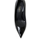 Dolce & Gabbana Elegant Black Patent Stiletto Heels