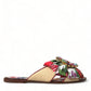 Dolce & Gabbana Exquisite Floral Print Flat Sandals