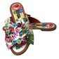 Dolce & Gabbana Exquisite Floral Print Flat Sandals