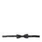 Dolce & Gabbana Elegant Anthracite Gray Silk Bow Tie