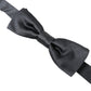 Dolce & Gabbana Elegant Anthracite Gray Silk Bow Tie