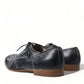 Dolce & Gabbana Elegant Leather Derby Dress Shoes