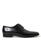 Dolce & Gabbana Elegant Men's Leather Lace-Up Derby Shoes