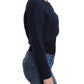 John Galliano Blue cropped cardigan