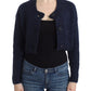 John Galliano Blue cropped cardigan