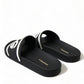 Dolce & Gabbana Sleek Monochrome Rubber Slides