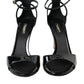 Dolce & Gabbana Elegant Leather Ankle Strap Heels