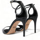 Dolce & Gabbana Elegant Leather Ankle Strap Heels