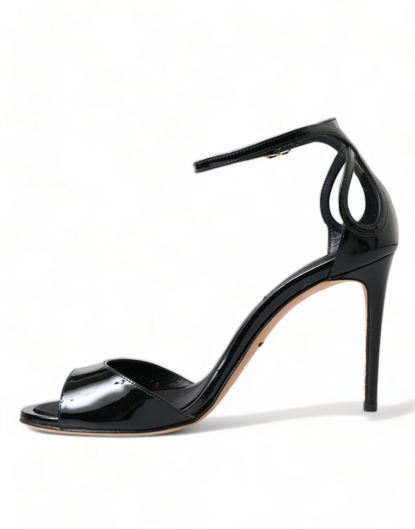 Dolce & Gabbana Elegant Leather Ankle Strap Heels