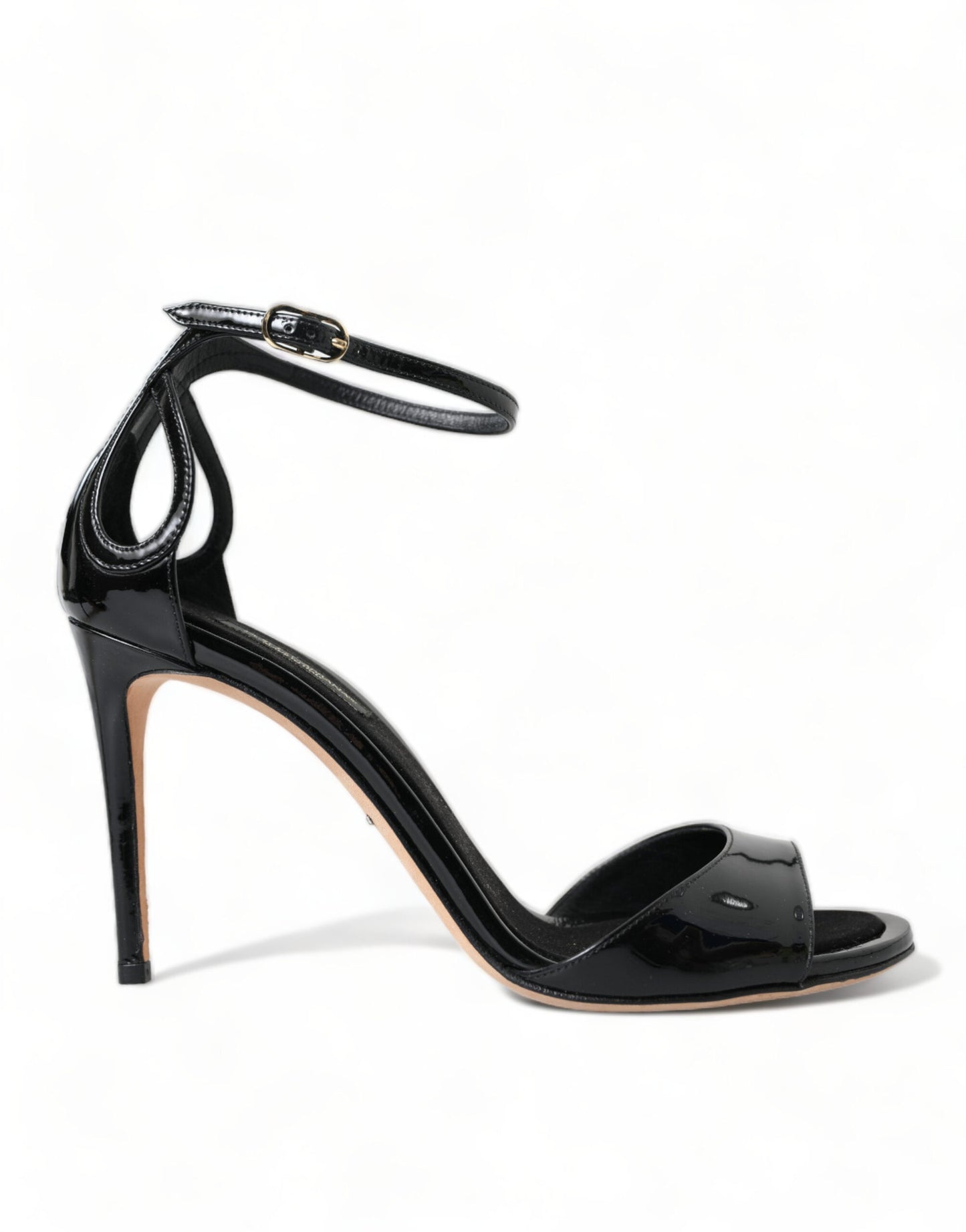 Dolce & Gabbana Elegant Leather Ankle Strap Heels