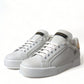 Dolce & Gabbana Elegant Portofino White Leather Sneakers