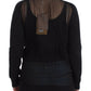 John Galliano Black wool cardigan