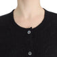 John Galliano Black wool cardigan