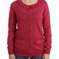 John Galliano Pink wool cardigan