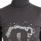 John Galliano Brown turtleneck cotton sweater