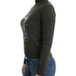 John Galliano Green wool turtleneck sweater