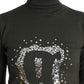 John Galliano Green wool turtleneck sweater