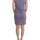 John Galliano Purple cotton jersey dress