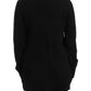 Cavalli Alluring Black Knitted Crew Neck Sweater