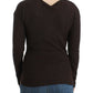 Cavalli Chic Keyhole Virgin Wool Sweater