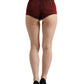 Dolce & Gabbana High Waist Red Denim Hot Pants Shorts