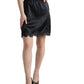 Dolce & Gabbana Elegant High Waist Lace Pencil Skirt