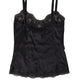 Dolce & Gabbana Elegant Silk Blend Lace Camisole Top