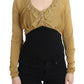 Cavalli Embellished Gold Shimmer Shrug