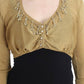 Cavalli Embellished Gold Shimmer Shrug