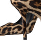 Dolce & Gabbana Exquisite Leopard Print Stiletto Pumps