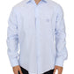 Cavalli Elegant Light Blue Italian Cotton Shirt