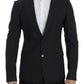 Dolce & Gabbana Sleek Gray Wool Slim Fit Blazer