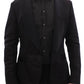 Dolce & Gabbana Elegant Black Silk Slim Fit Blazer