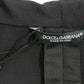 Dolce & Gabbana Elegant Black Silk Slim Fit Blazer