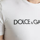 Dolce & Gabbana Elegant White Cotton Round Neck Tee