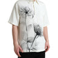 Dolce & Gabbana Elegant Floral Printed Silk Polo T-Shirt