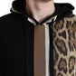 Dolce & Gabbana Elegant Leopard Print Wool Hooded Sweater