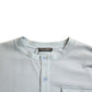 Dolce & Gabbana Elegant Light Blue Cotton Blend Crew Neck Sweater