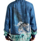 Dolce & Gabbana Elegant Ocean Print Silk Shirt