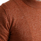 Dolce & Gabbana Silk-Cashmere Orange Crew Neck Sweater