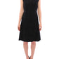 Dolce & Gabbana Elegant Black Floral Lace Dress